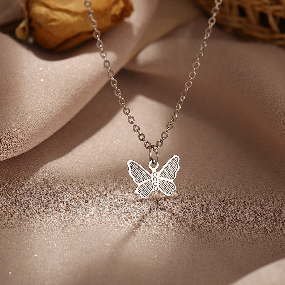 Clove Butterfly Pendant Necklace