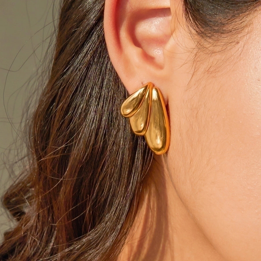 Veronica Wings Earrings 18k Gold Plated