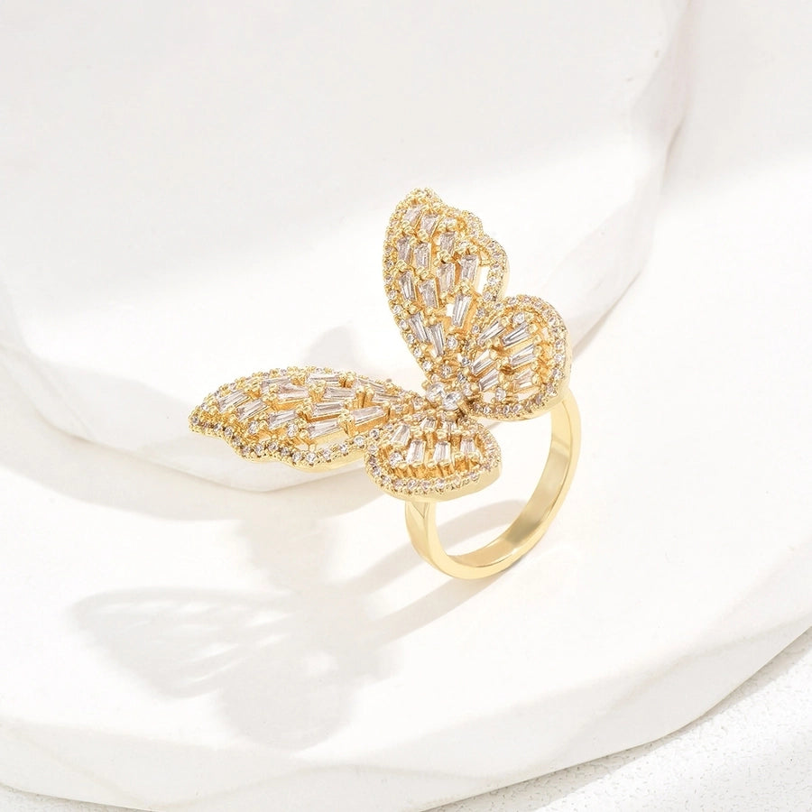 Ava Romantic Butterfly Ring