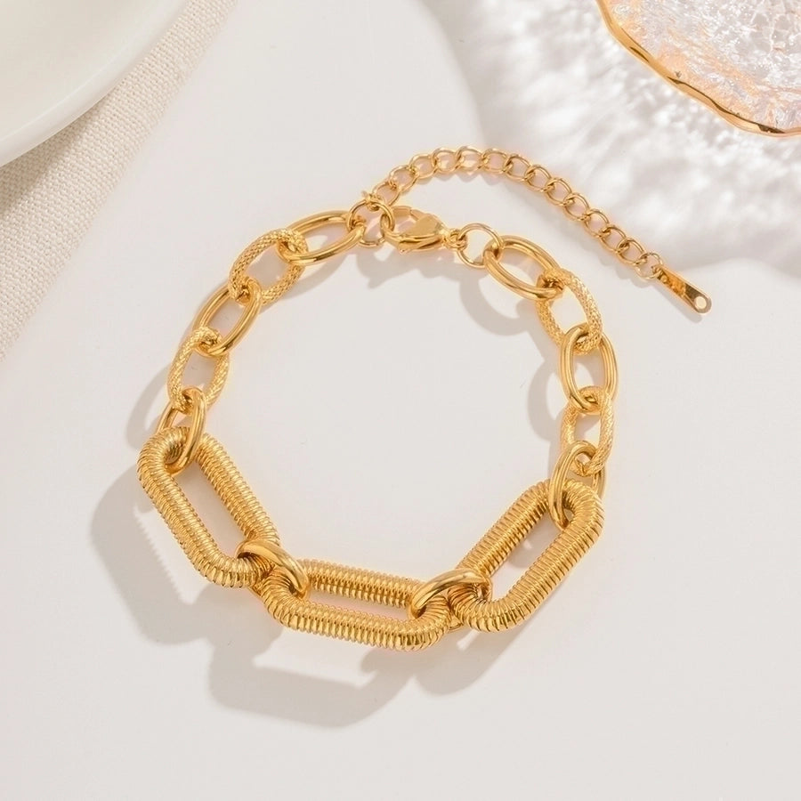 Zia Chain Bracelet 18k Gold Plated