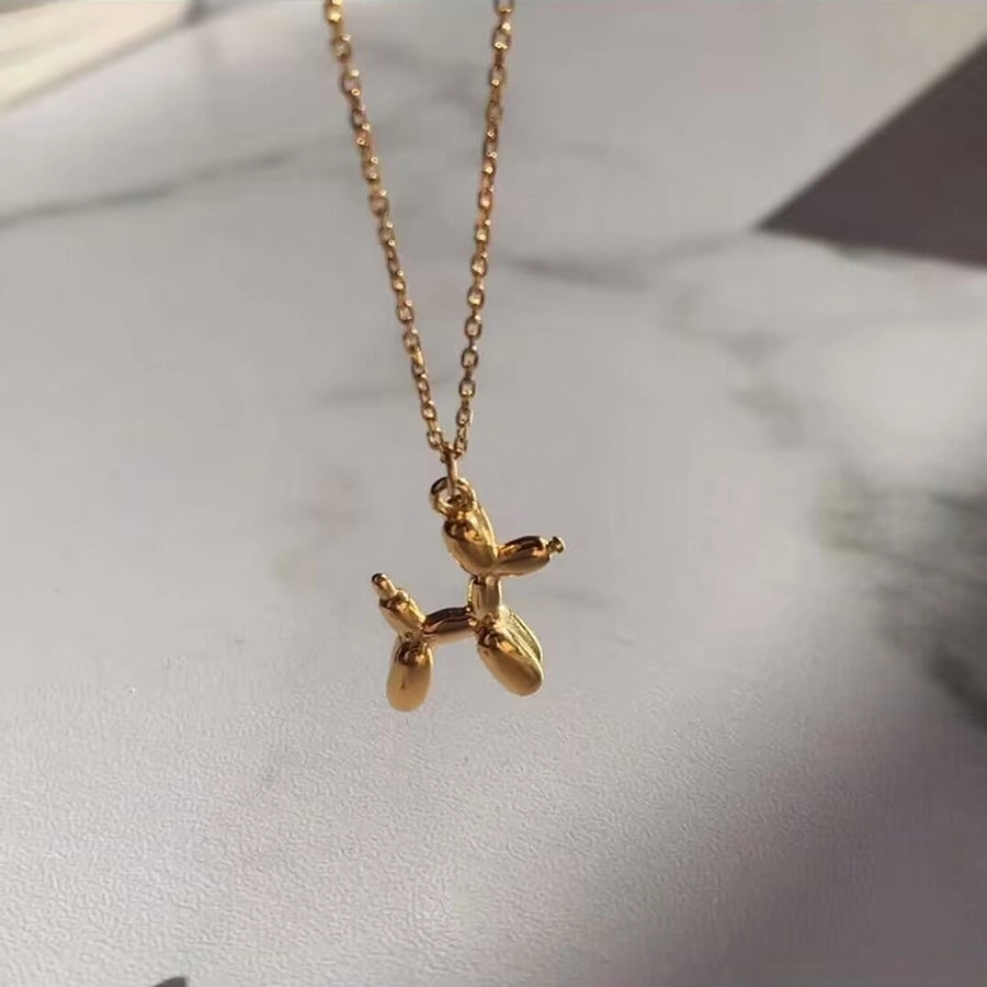 Penny Dog Balloon Necklace