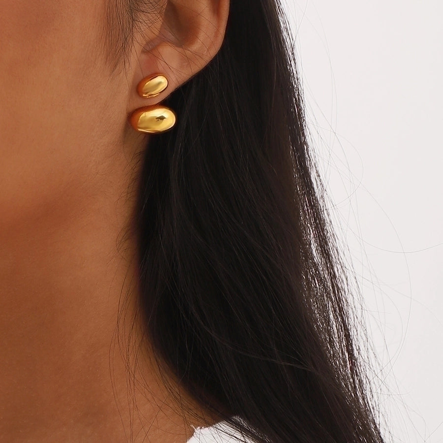 Sasha Drop Earrings 18k Gold Plated