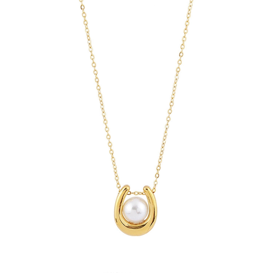 Celine Pearl Necklace 18k Gold Plated